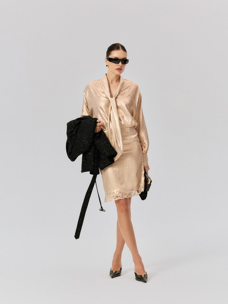 Luma Fluid Mini Skirt