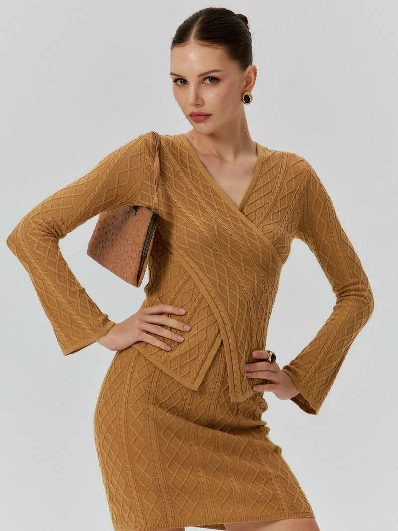 Asta Ribbed Wool Skirt