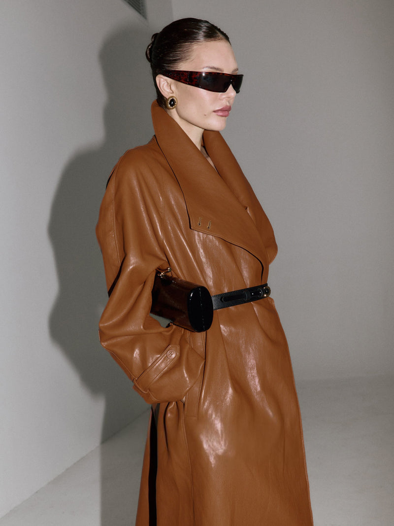 Mara Belted Longline Coat