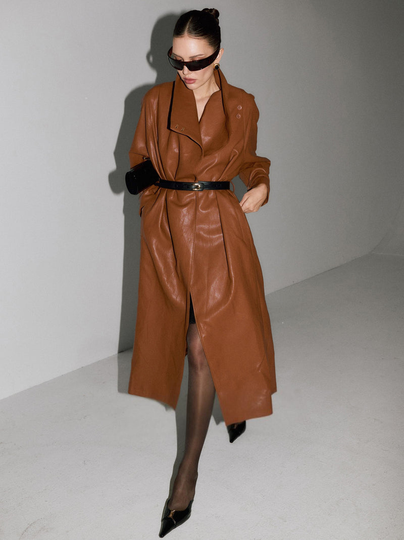 Mara Belted Longline Coat