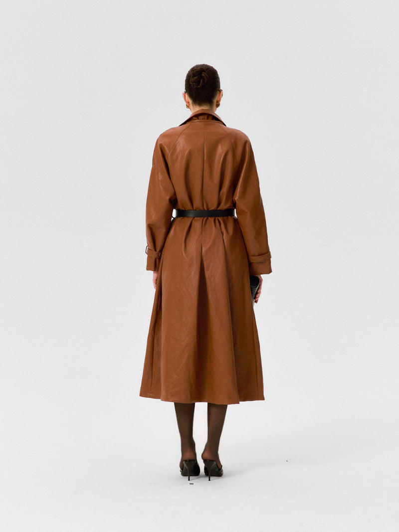Mara Belted Longline Coat