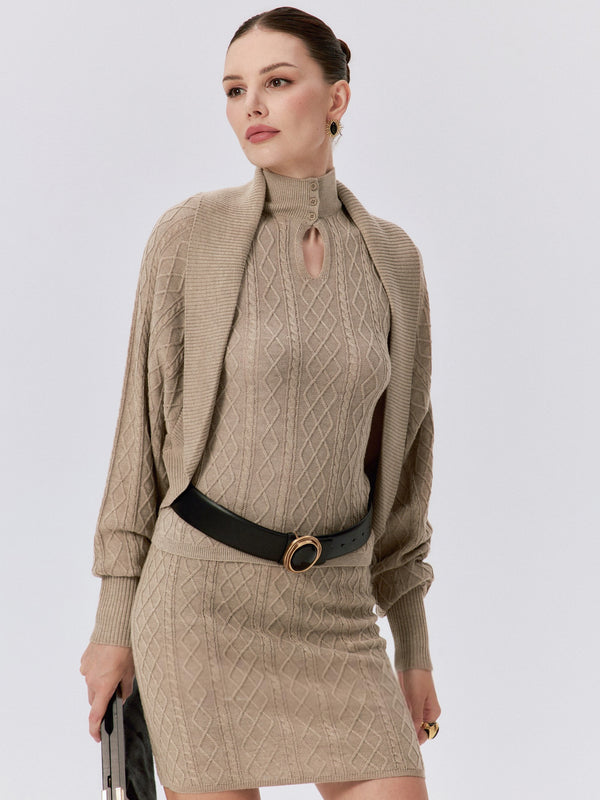 Asta Ribbed Wool Skirt