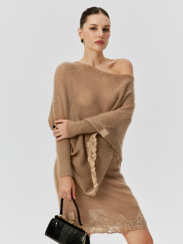 Anouk Mohair V-Neck Sweater