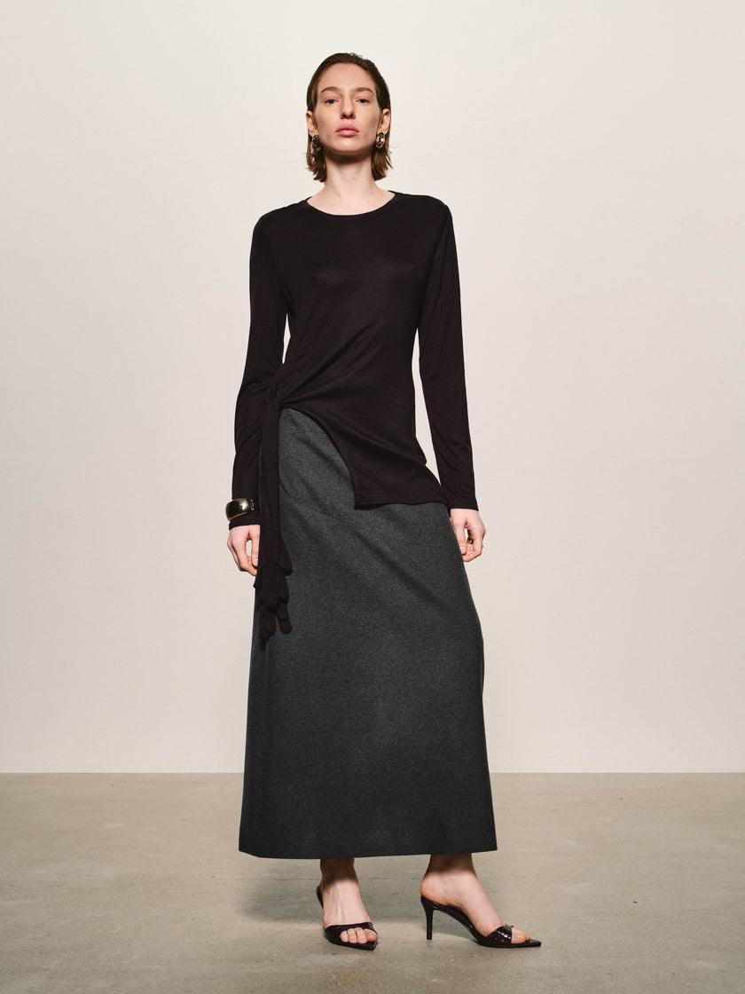 Noble Cashmere-Blend Maxi