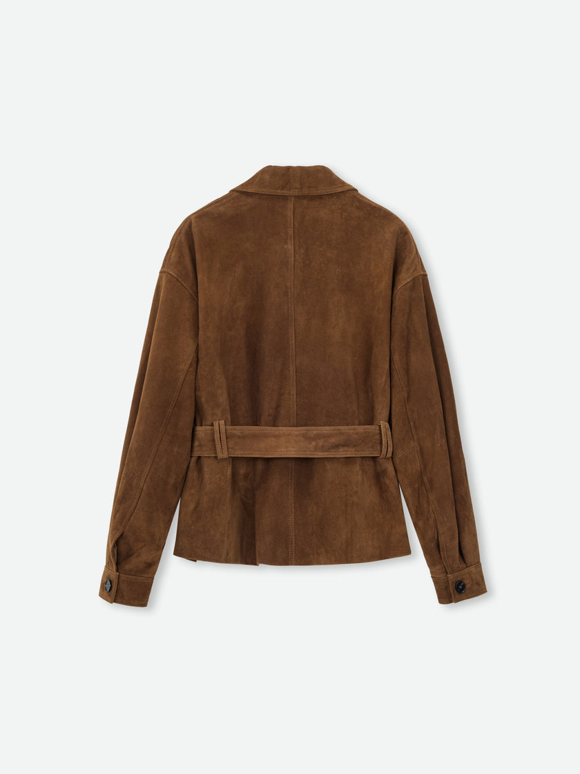 Suede Utility Field Jacket
