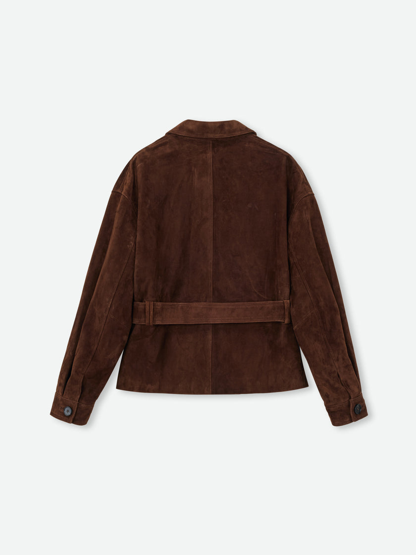 Suede Utility Field Jacket