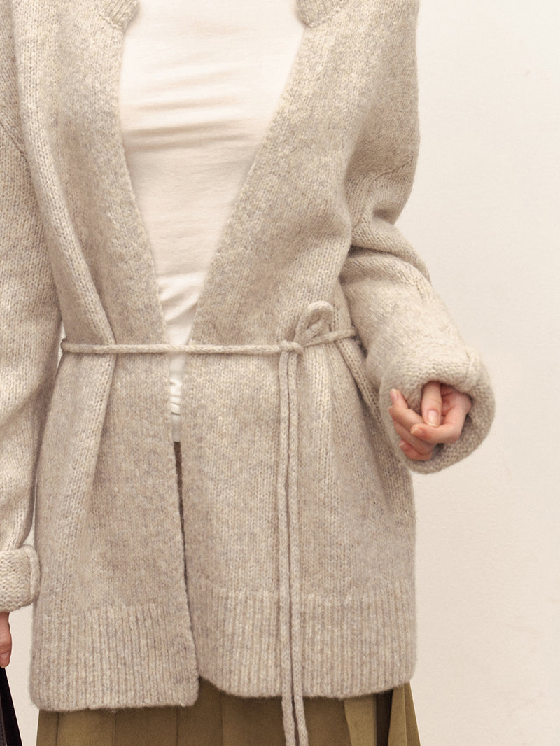Annel Tie Cardigan