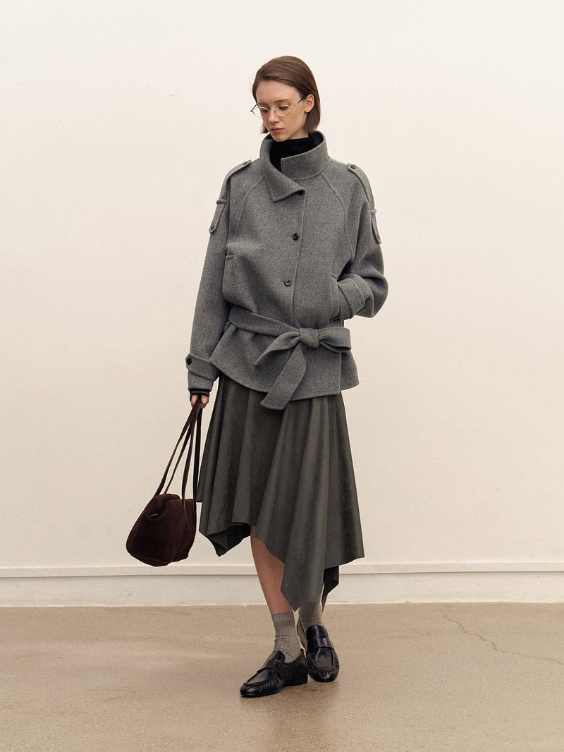 Arven Belted Wool Jacket