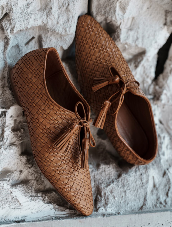 YAOSAN Chaussures à glands en cuir