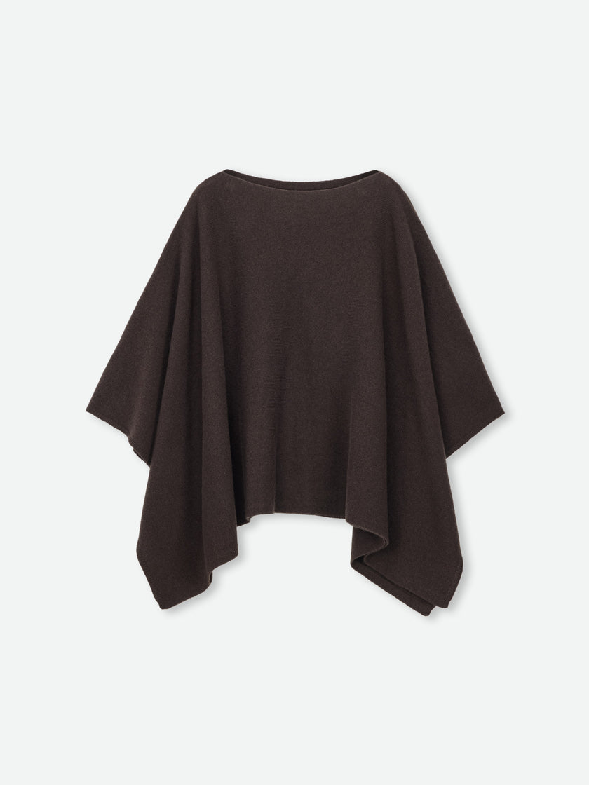 Umber Wool Cape