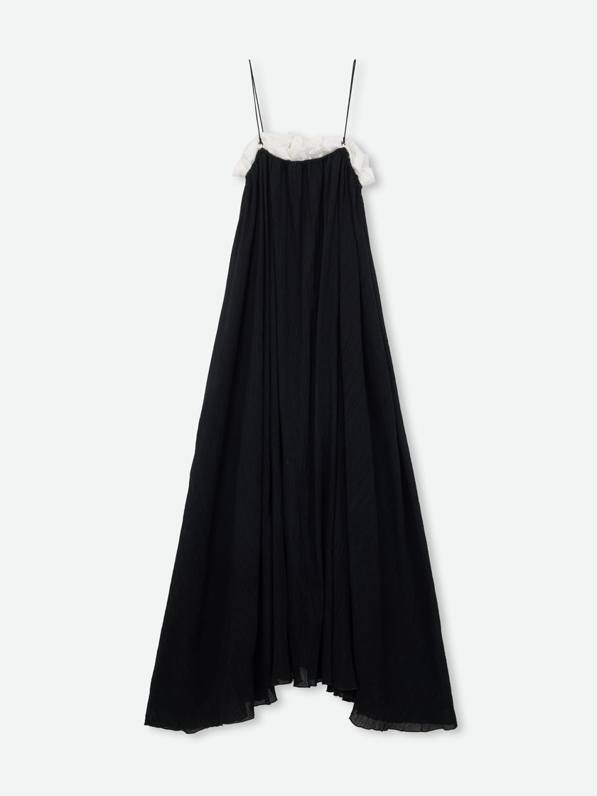 Crepe Cotton Volume Maxi