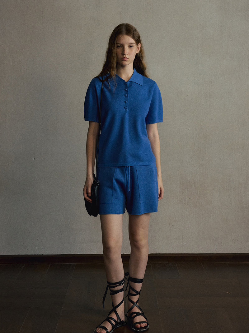 Neris Wool Polo Top