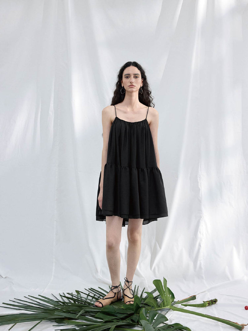 Robe à couches ondulées