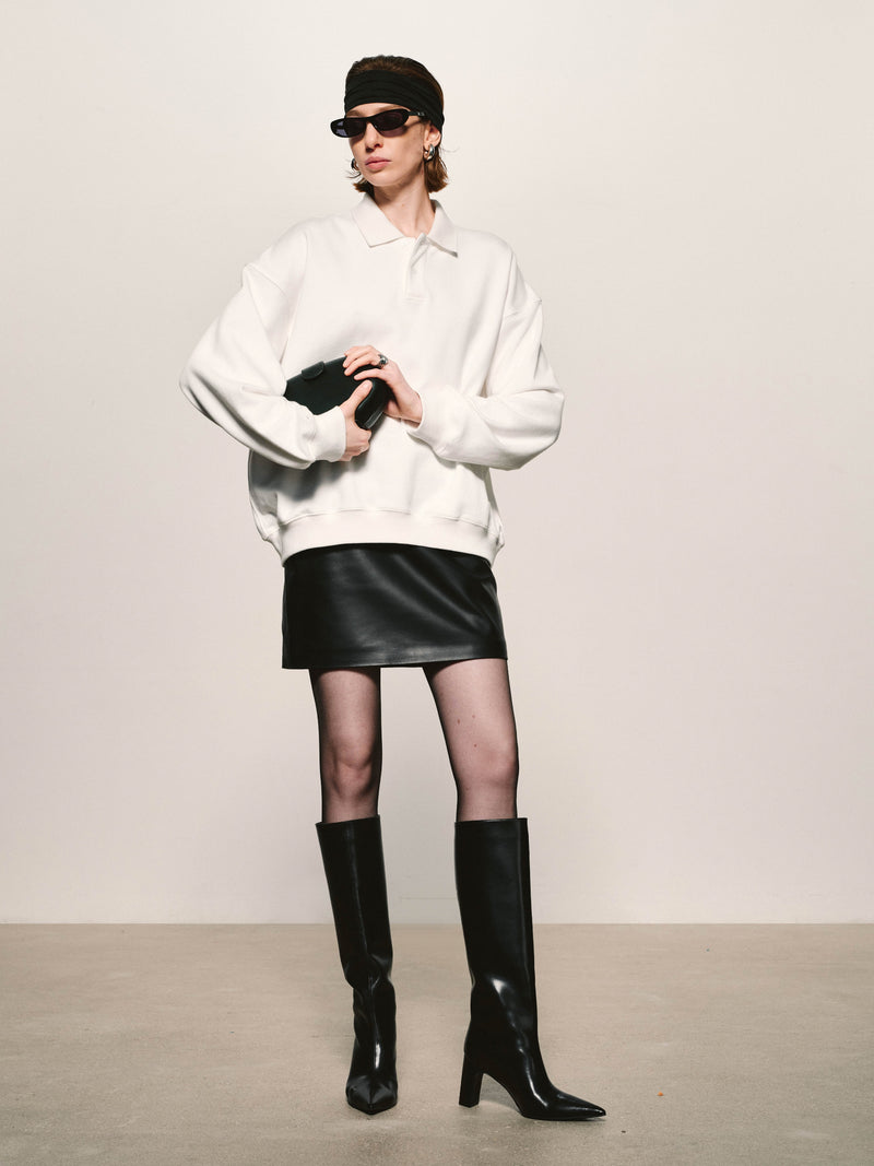 Blanc Cotton Polo