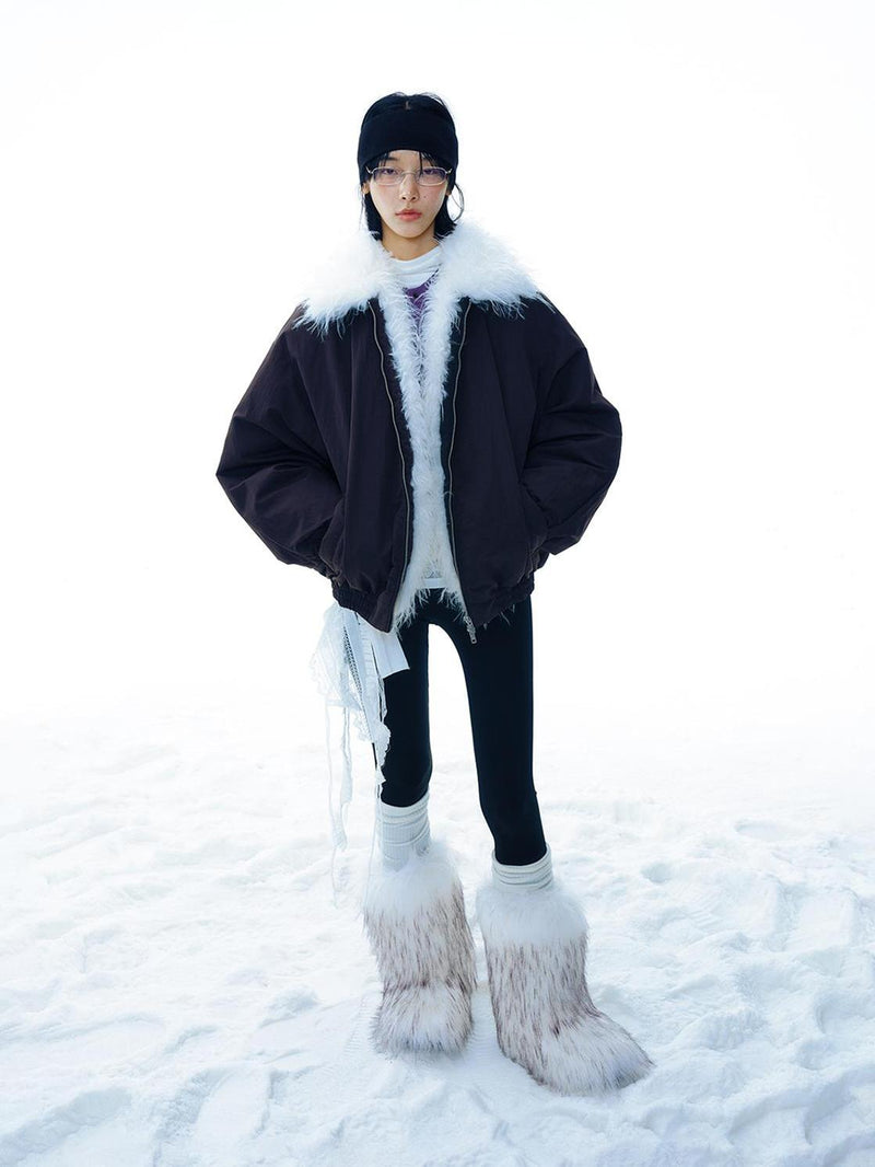 Veste matelassée en peluche Orb