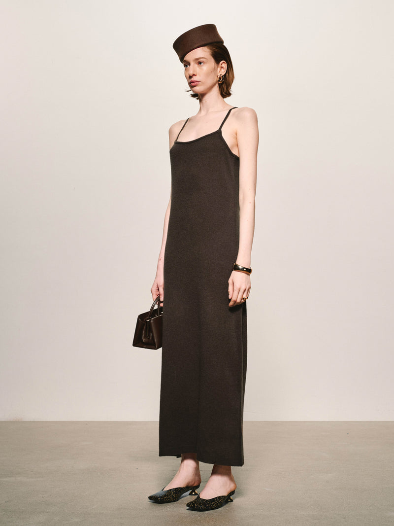 Umber Wool Maxi