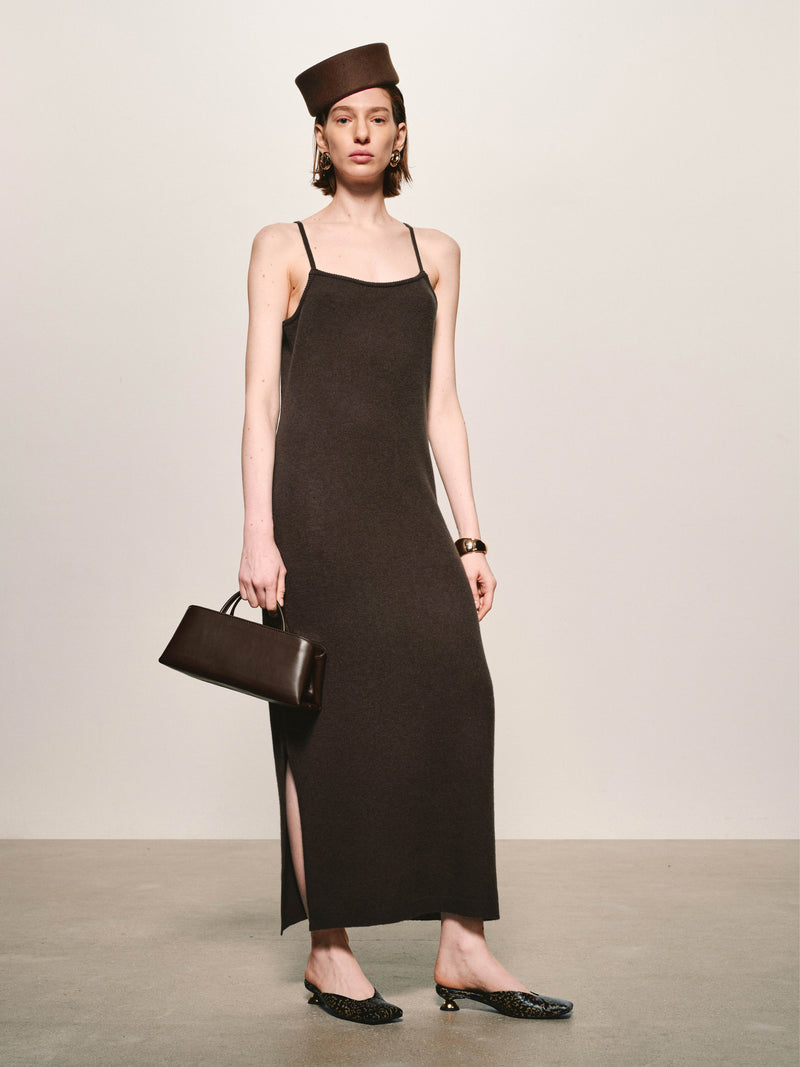 Umber Wool Maxi