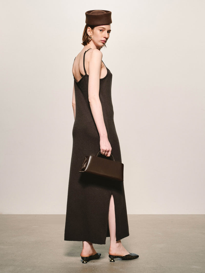 Umber Wool Maxi