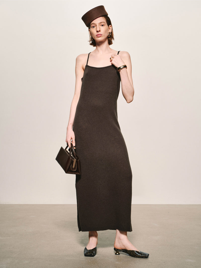 Umber Wool Maxi