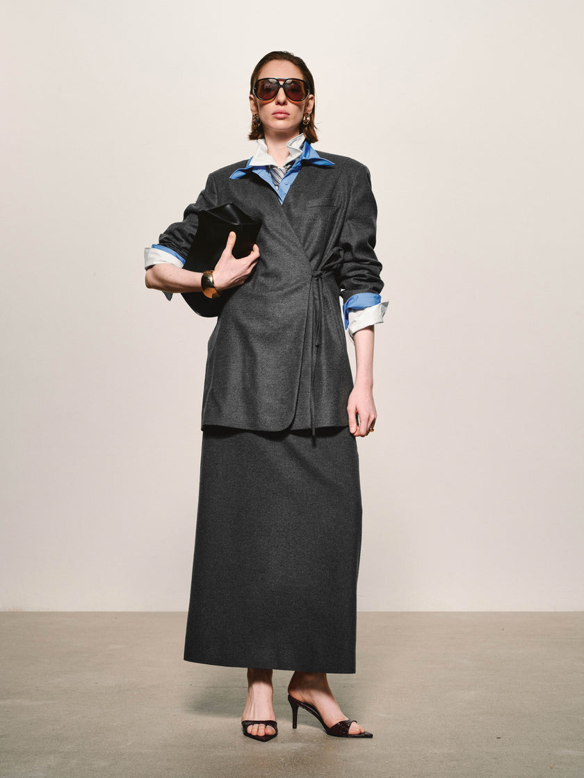 Noble Cashmere-Blend Maxi