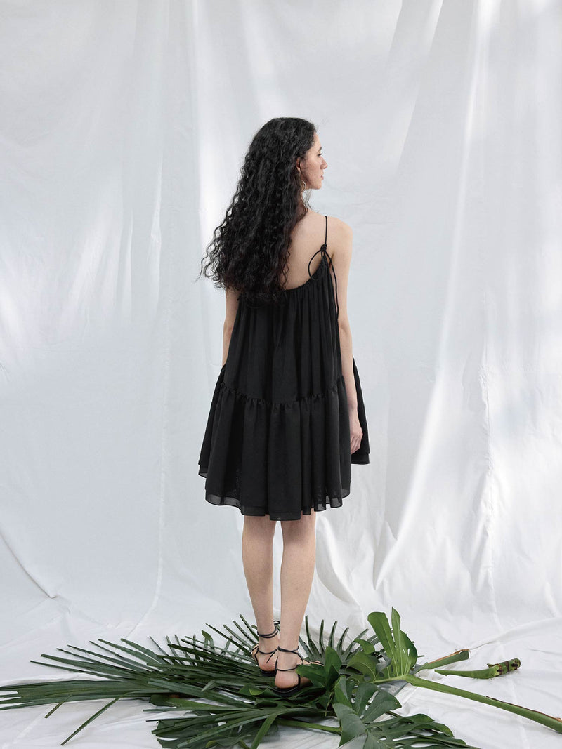 Robe à couches ondulées