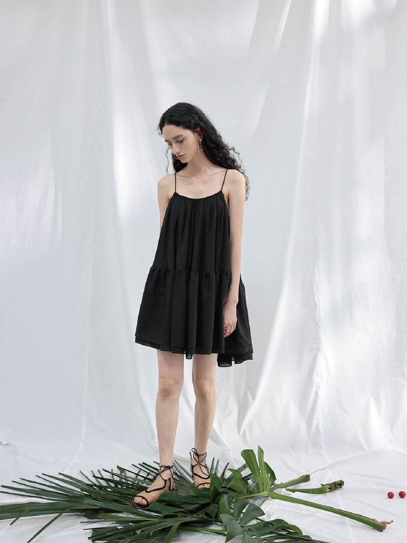 Robe à couches ondulées