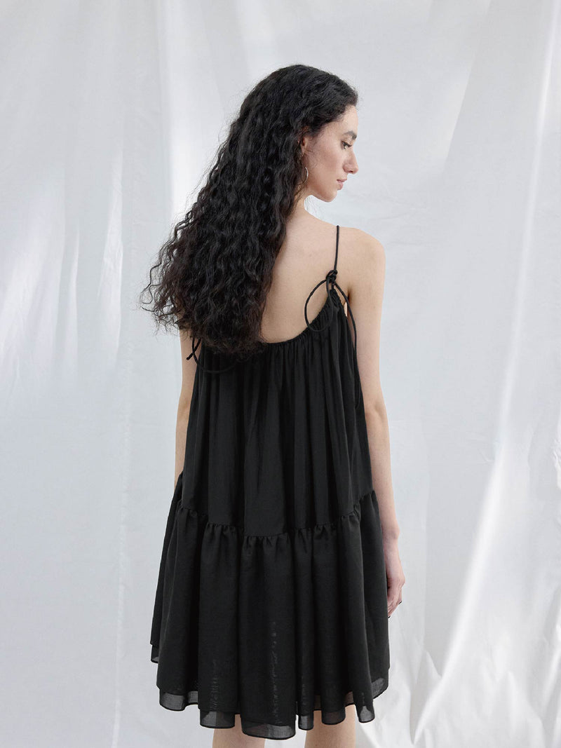 Robe à couches ondulées
