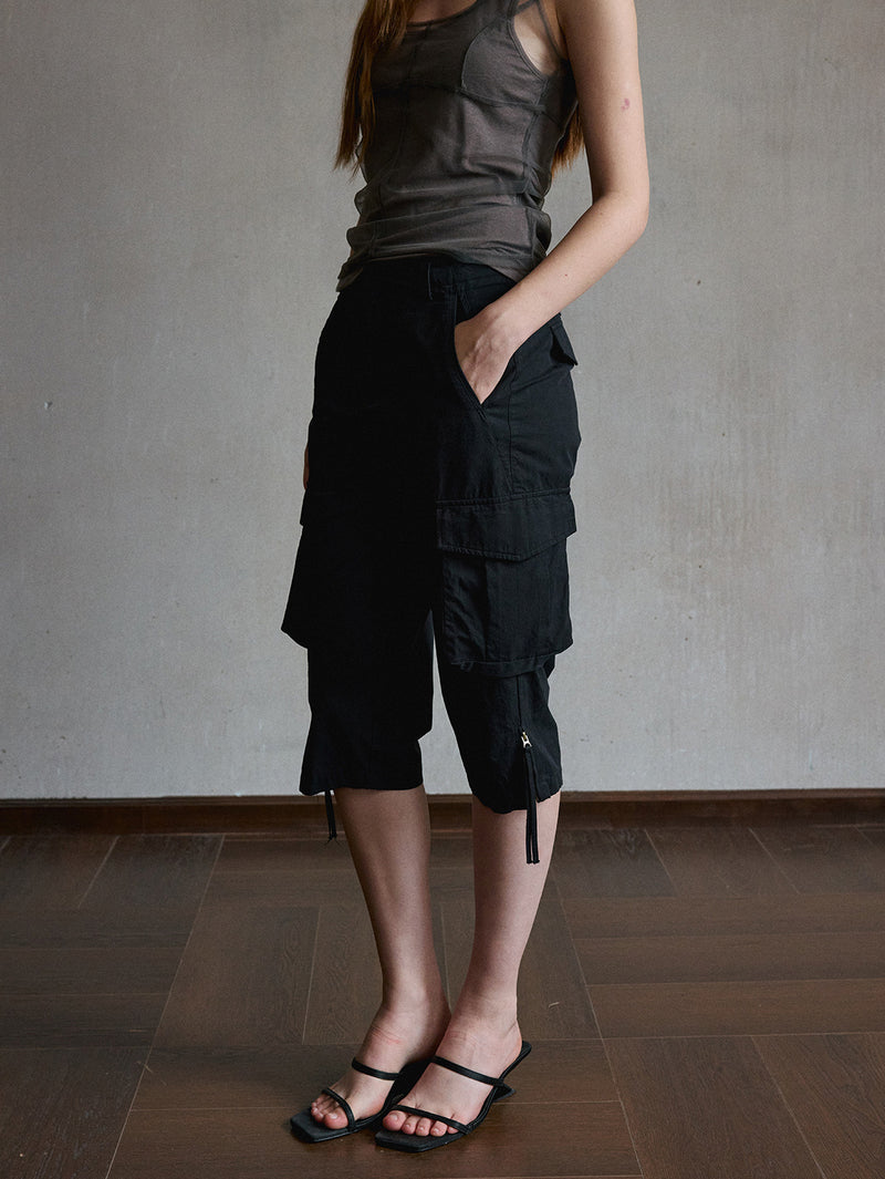Lucent verkürzte Cargohose