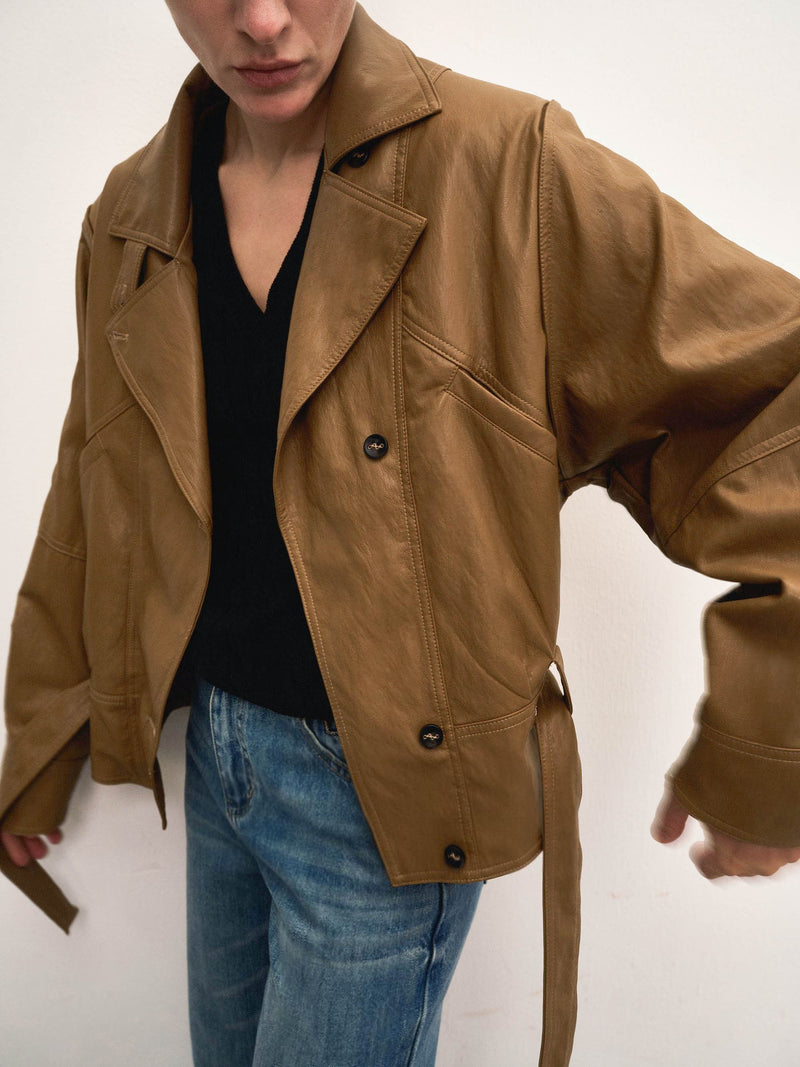 Tavia Drawstring Bomber Jacket