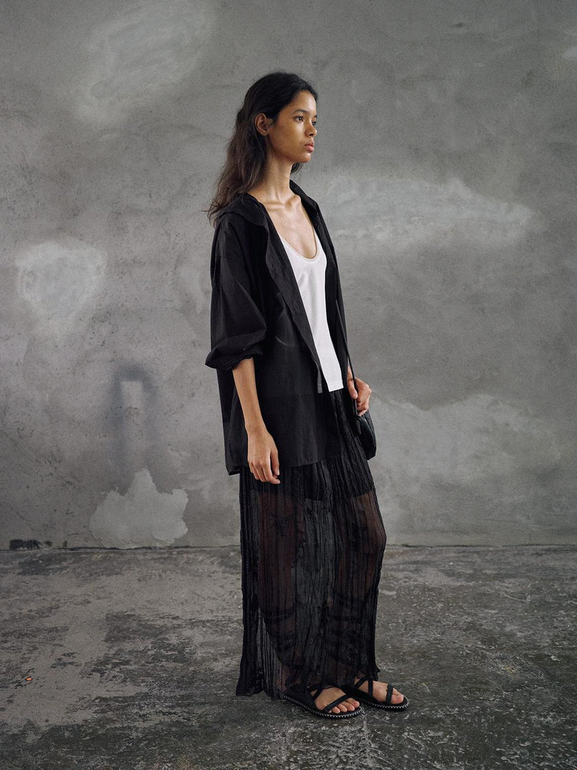 Haze Drift Hooded Shirt