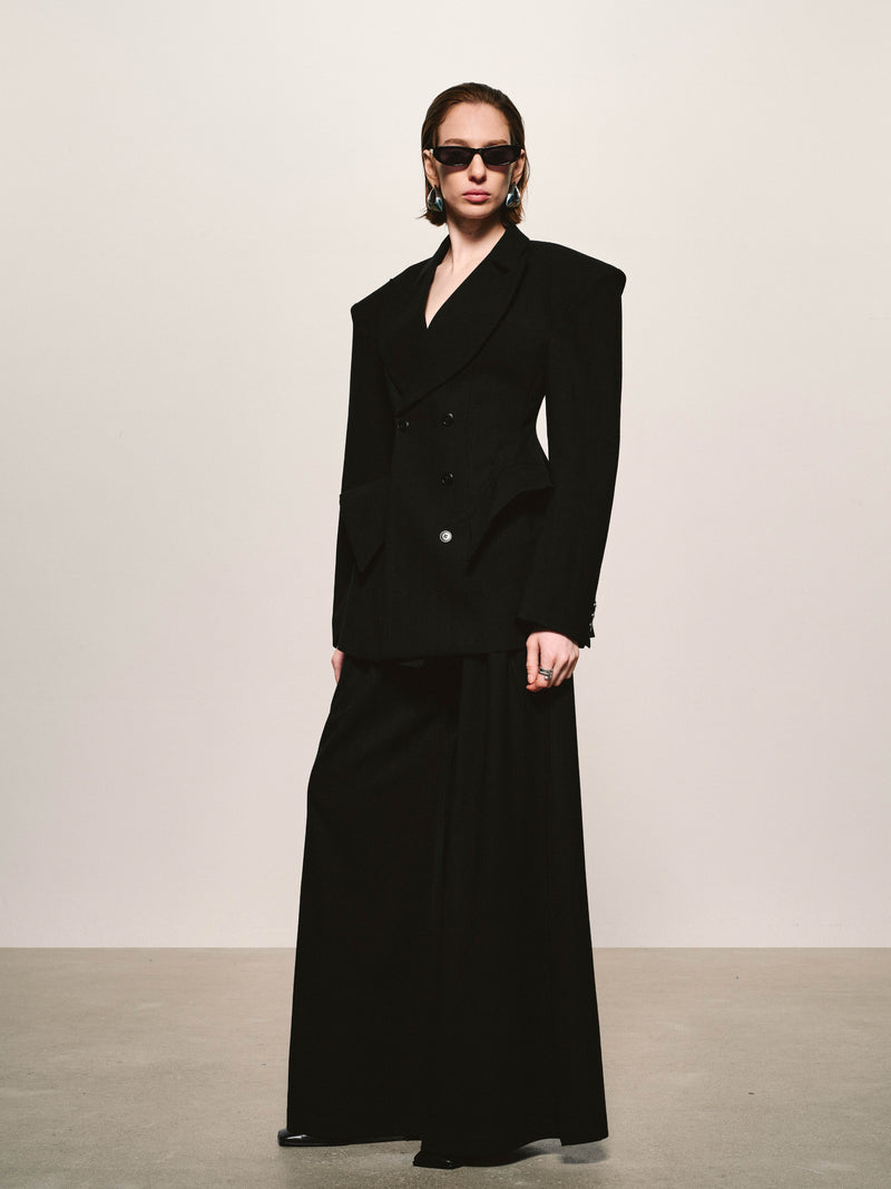 Pantalon Colonne Fluide