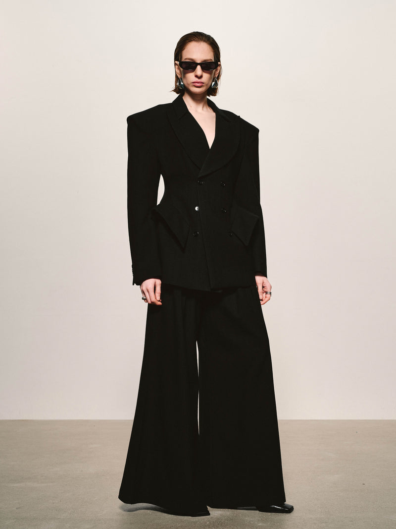 Pantalon Colonne Fluide