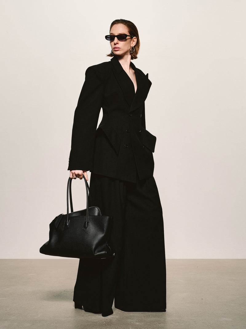 Flex-Peak Peplum Blazer