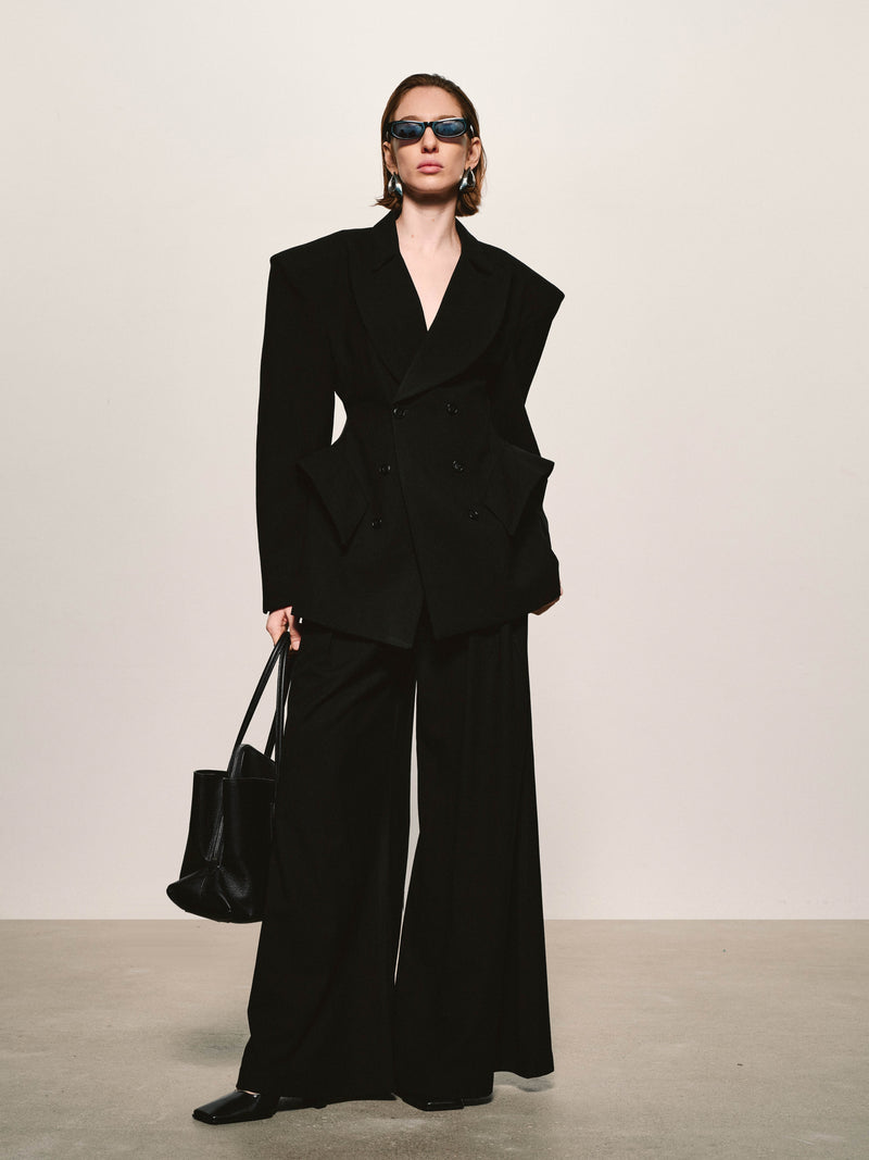 Pantalon Colonne Fluide