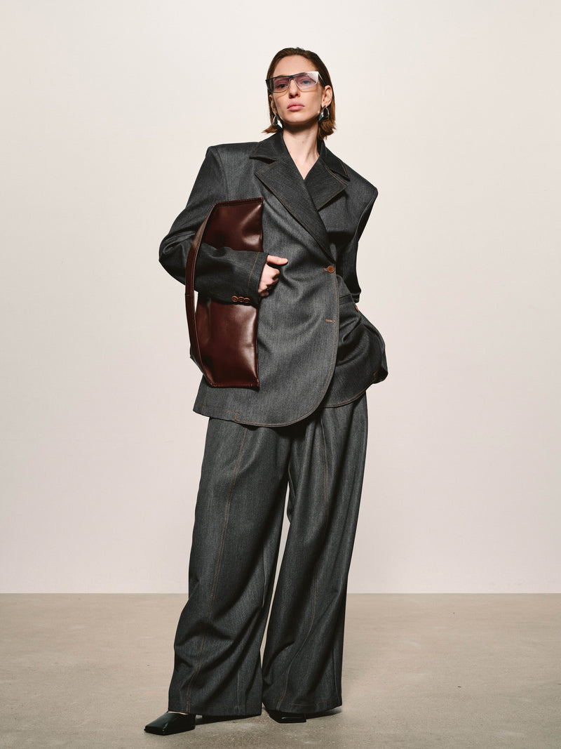 Topstitch Sculpted Blazer