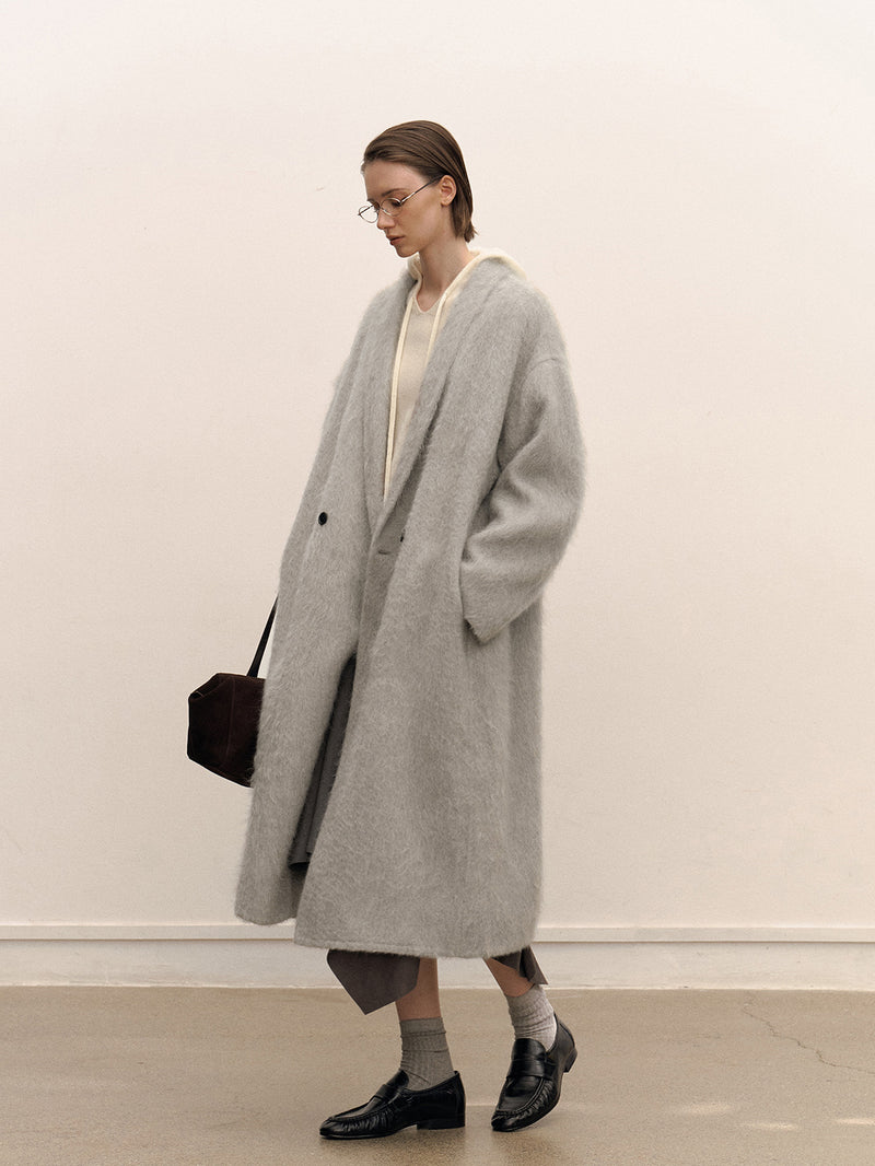 Noema Brushed Wool Coat
