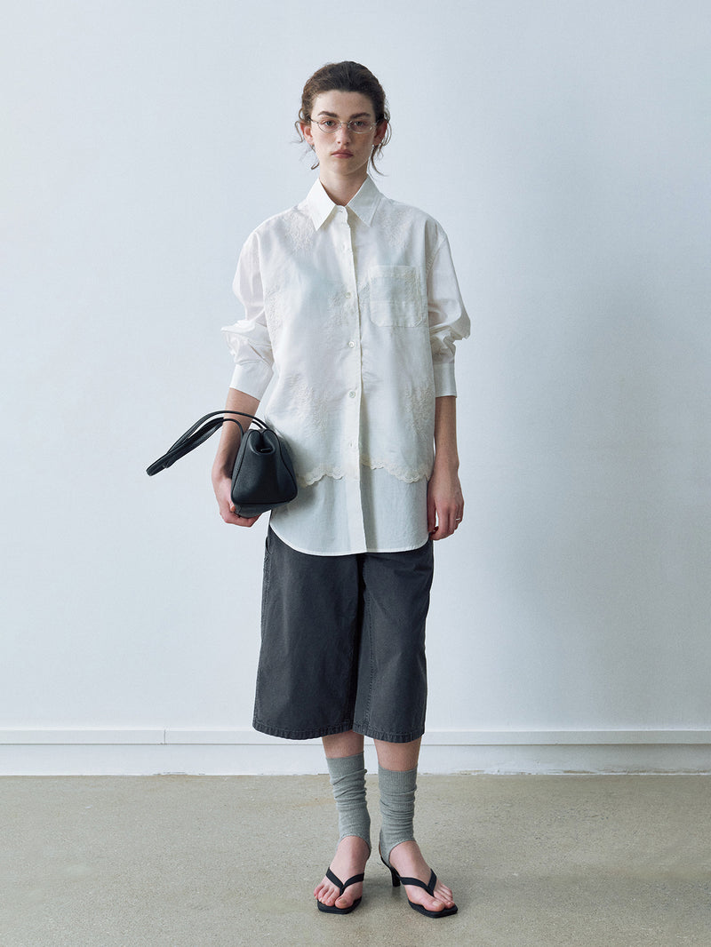 Orel Embroidered Collar Shirt