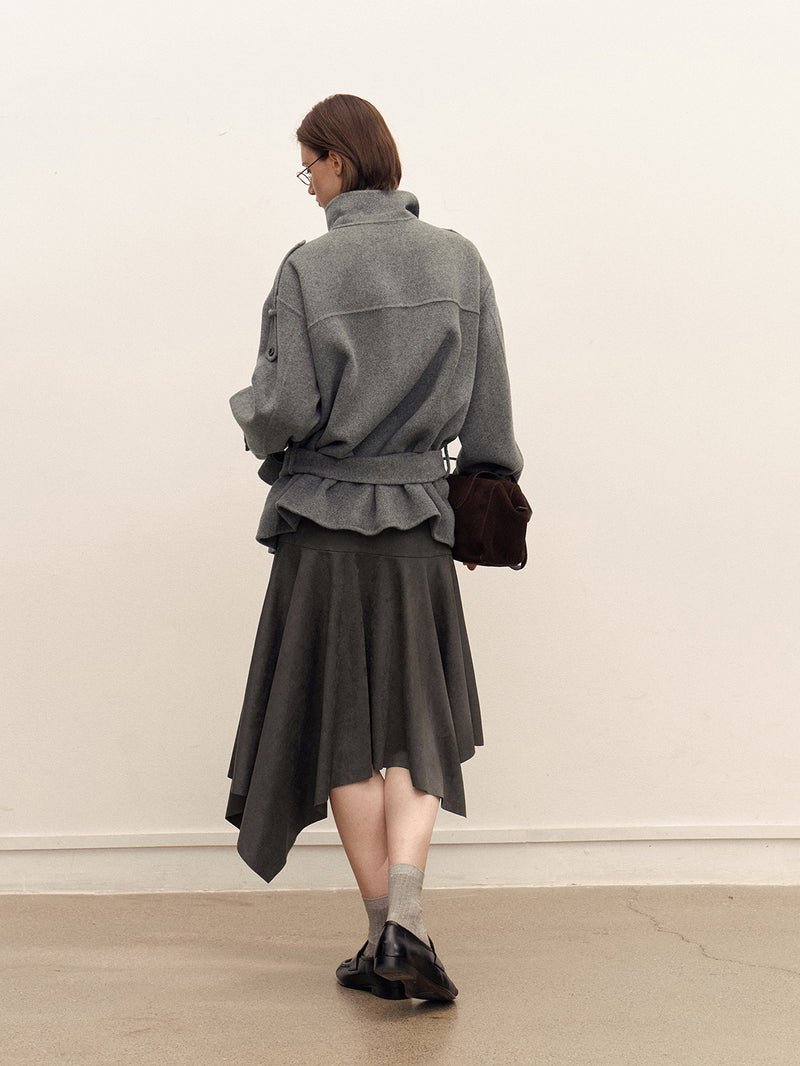 Arven Belted Wool Jacket