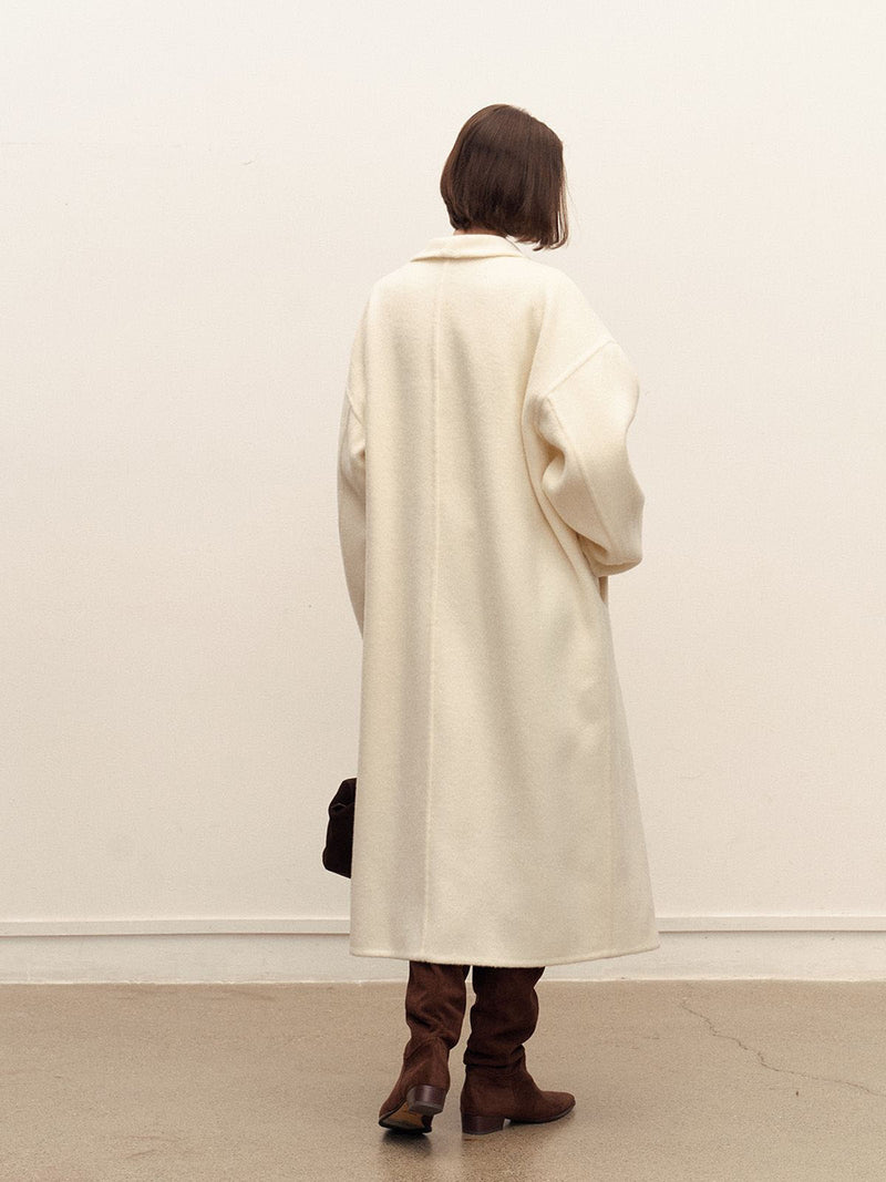 Elwen Wool Coat with Scarf