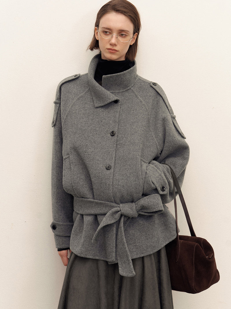 Arven Belted Wool Jacket