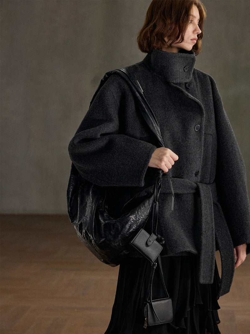 Corvian Wool Short Coat