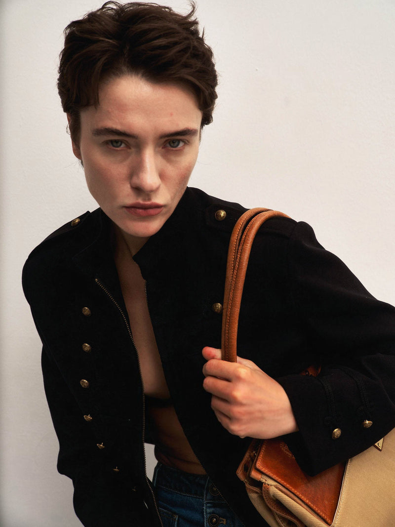Veya Military Cropped Jacket