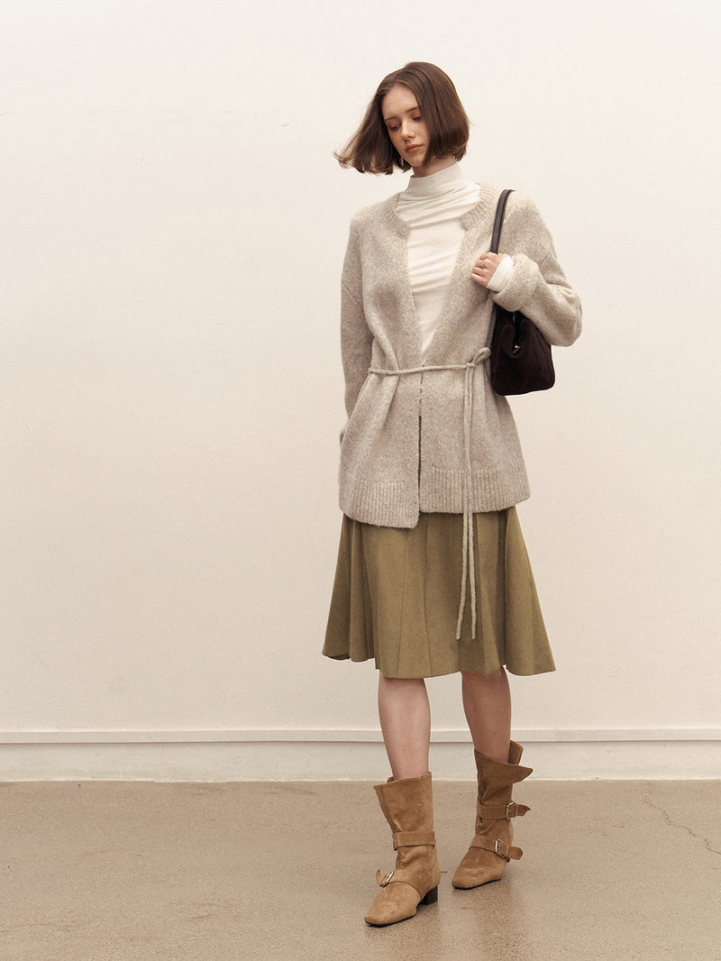 Annel Tie Cardigan