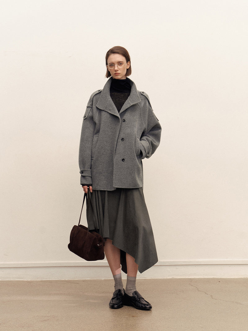 Arven Belted Wool Jacket
