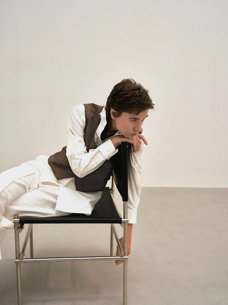 Maelis Tailored Wool Vest
