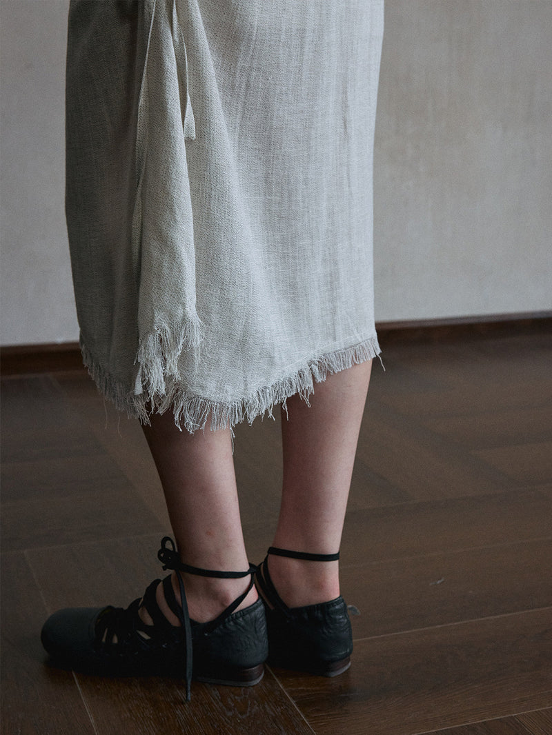 Eclipse Raw Hem Skirt