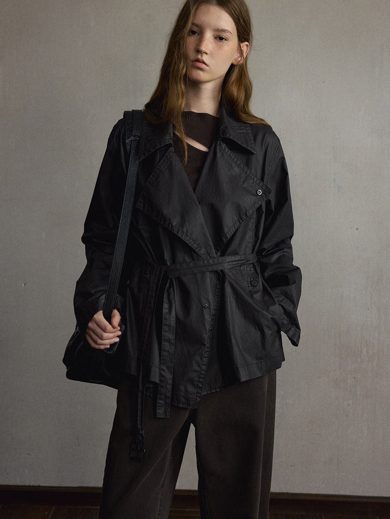 Oriel Belted Trench