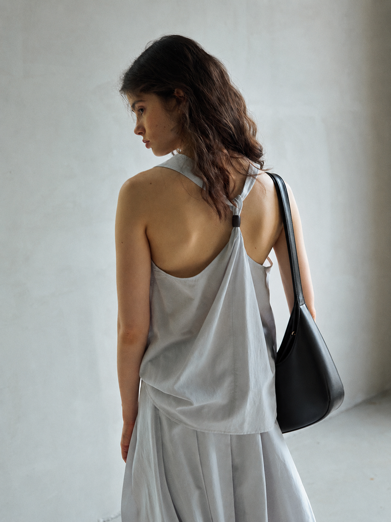 Cinder Beaded Halter Top