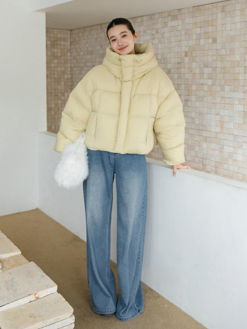 Short Hooded Down Jacket