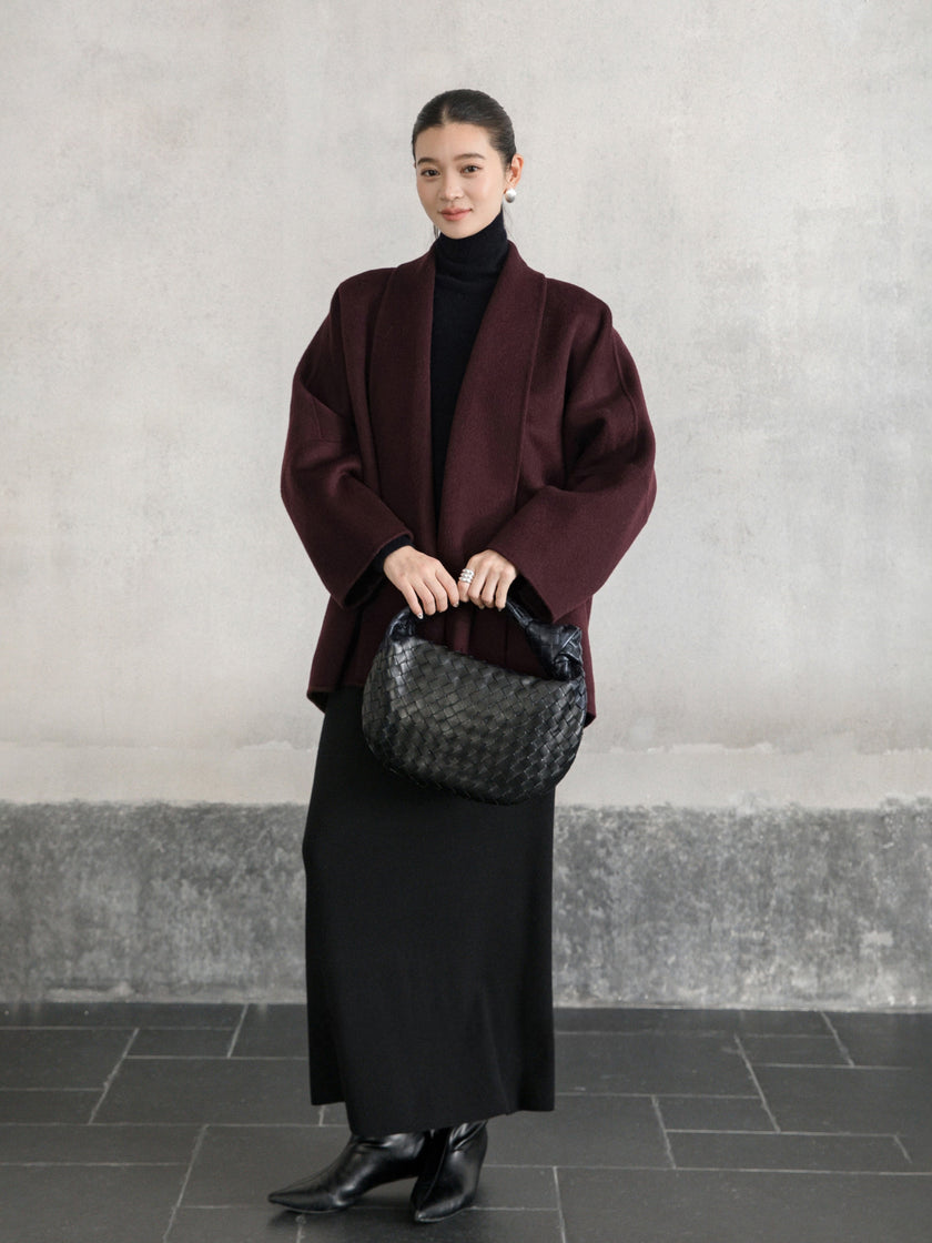 Veste en laine réversible